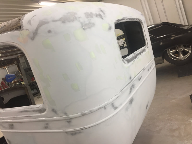 Filling pin holes