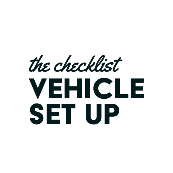 The Set Up Checklist